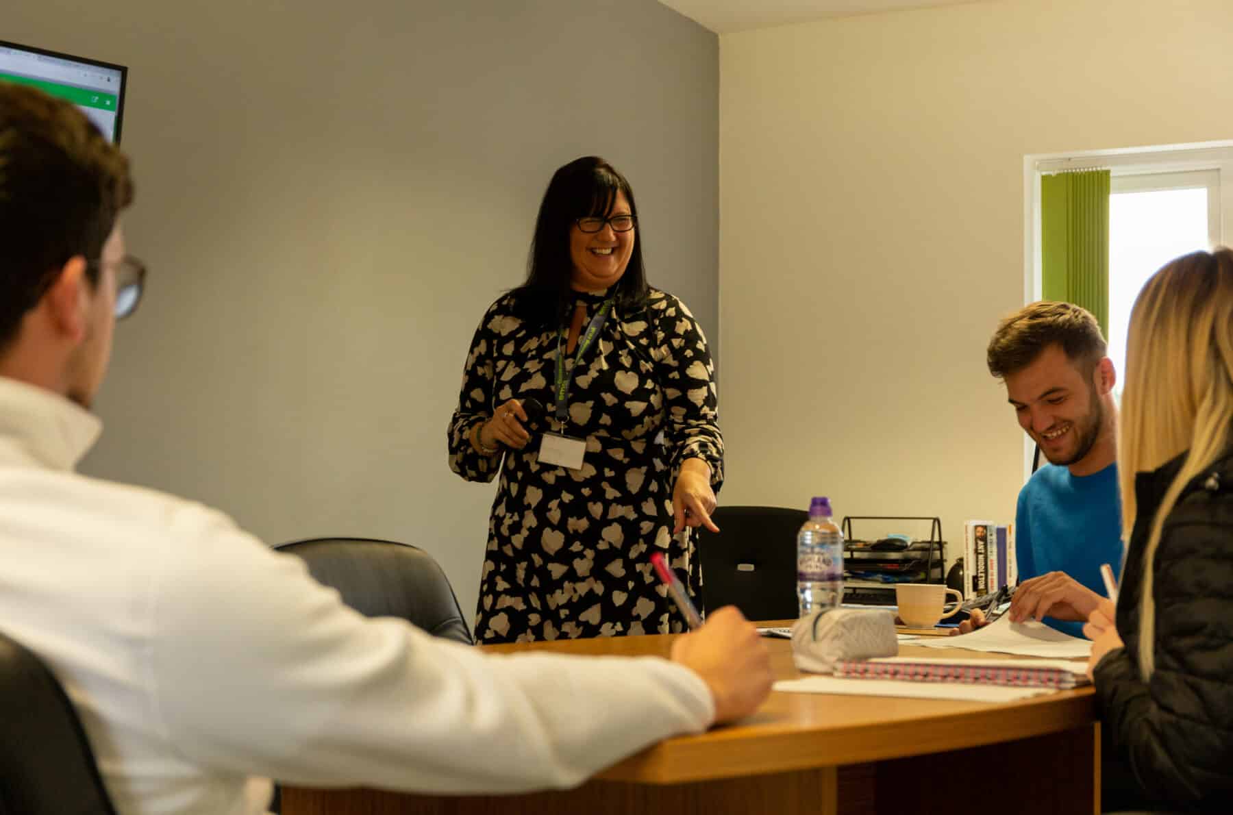 EMA's CEO, Tracey Mosley, teaching Accountancy Apprentices