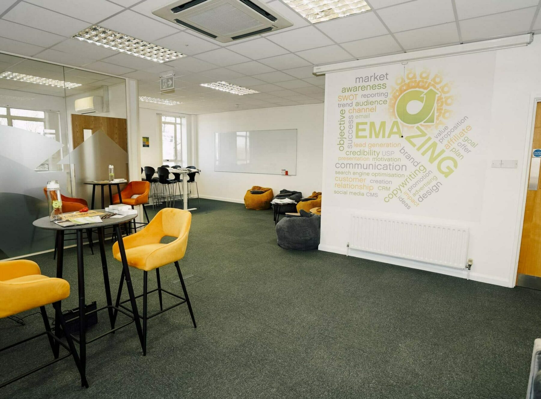 EMA Training’s Marketing classroom in the Derby City, Digital Training Hub.