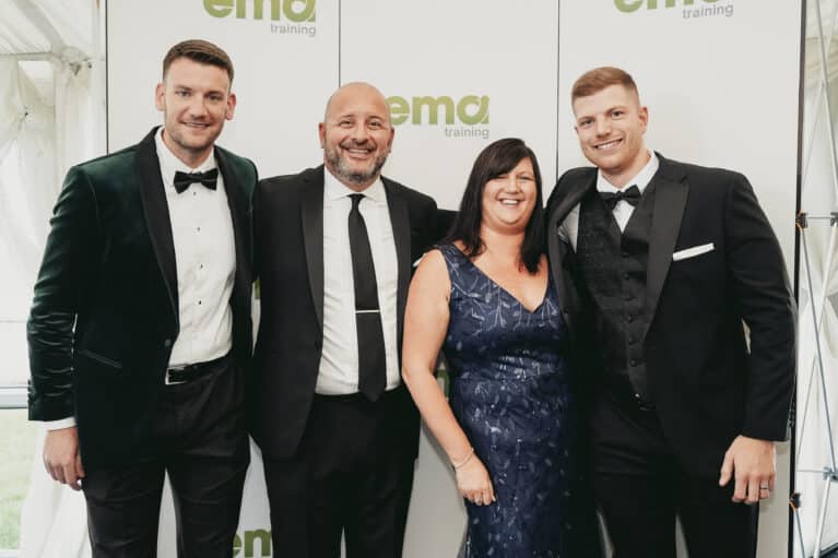 (left to right) James, Richard, Tracey, Matt at the EMA Awards